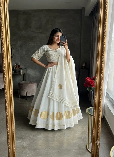 Navaratri Special Roman Silk With Mirror Work Chaniya Choli Collections